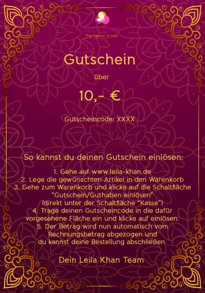 Voucher of 10 €